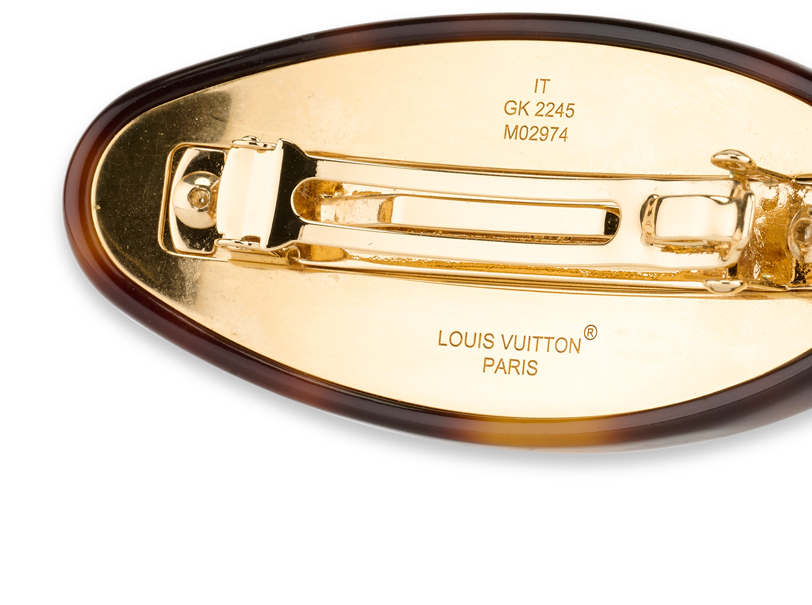 LOUIS VUITTON ロゴヘアピン Pre-loved Louis Vuitton Logo Hair Clip - £150